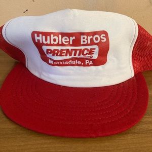 Hubler Bros Vintage Trucker Hat Has Wear